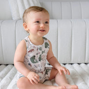 Sleeveless Snap Romper | Off the Hook