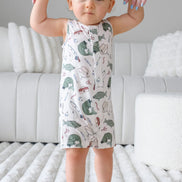 Sleeveless Snap Romper | Off the Hook