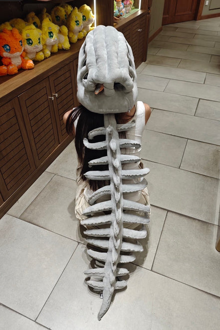 Dinosaur Bone Plush Costume, Dinosaur Costume, Dinosaur Mask, Halloween Costume, Adult Cosplay Costume, Halloween Outfit, Party Costume