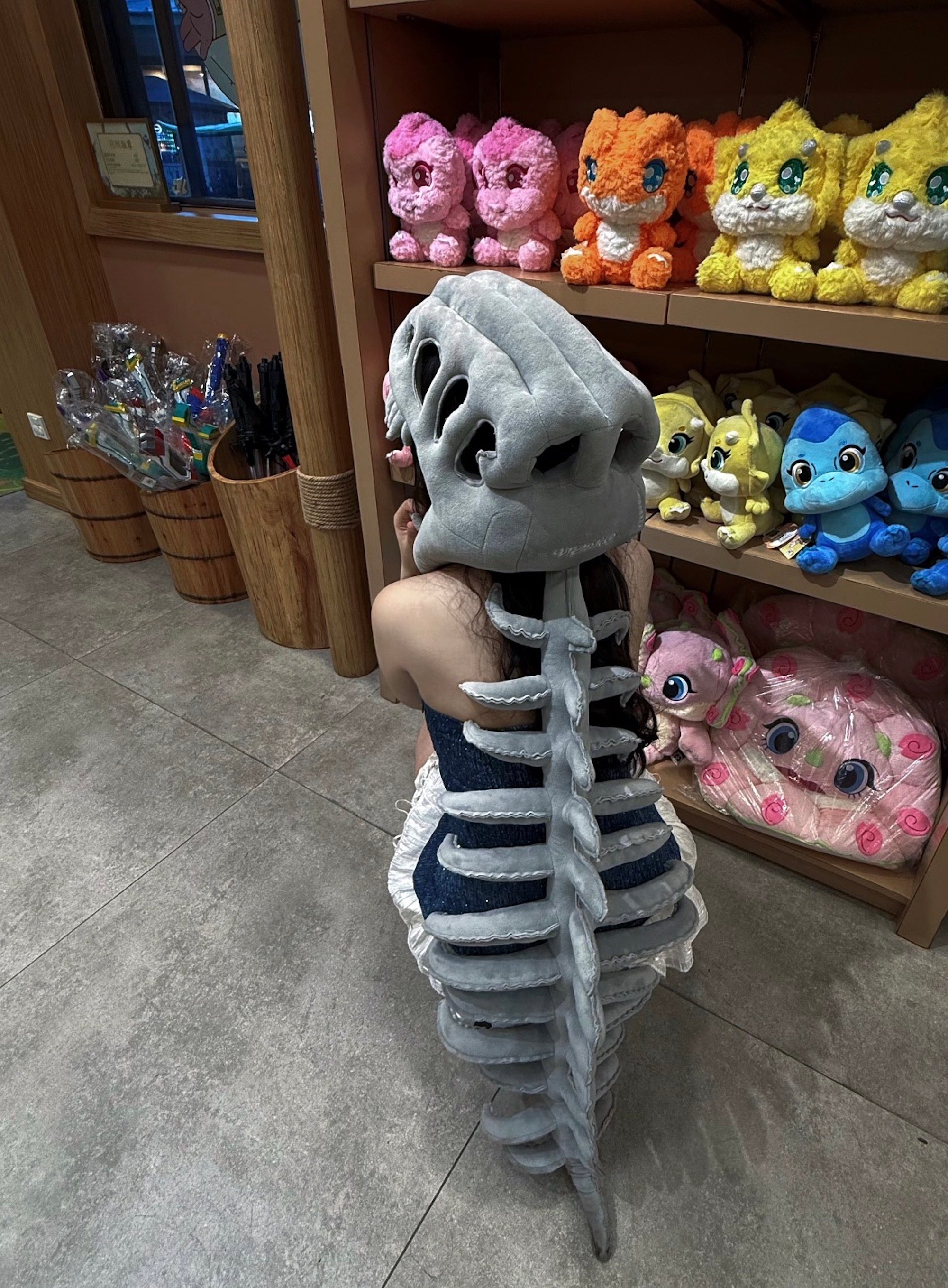 Dinosaur Bone Plush Costume, Dinosaur Costume, Dinosaur Mask, Halloween Costume, Adult Cosplay Costume, Halloween Outfit, Party Costume