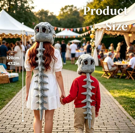 Dinosaur Bone Plush Costume, Dinosaur Costume, Dinosaur Mask, Halloween Costume, Adult Cosplay Costume, Halloween Outfit, Party Costume