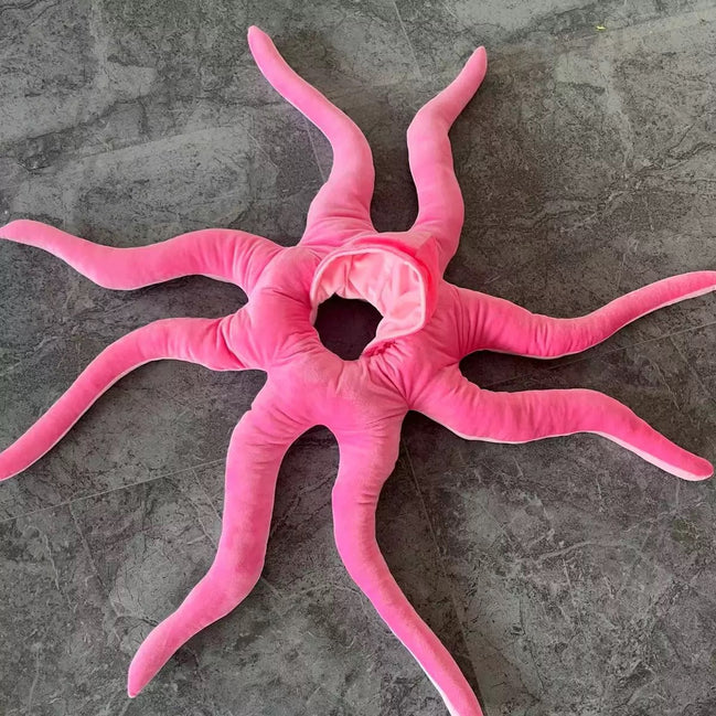 Funny Octopus Costume for Dogs & Babies, Plush Halloween Costume, Pink Cosplay Outfit, Pet Costume, Baby Halloween Outfit, Party Costume