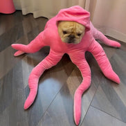 Funny Octopus Costume for Dogs & Babies, Plush Halloween Costume, Pink Cosplay Outfit, Pet Costume, Baby Halloween Outfit, Party Costume