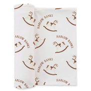 Rock-A-Bye Personalized Swaddle Blanket