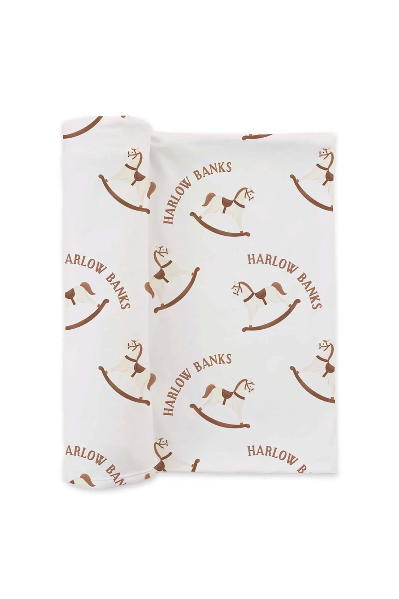 Rock-A-Bye Personalized Swaddle Blanket