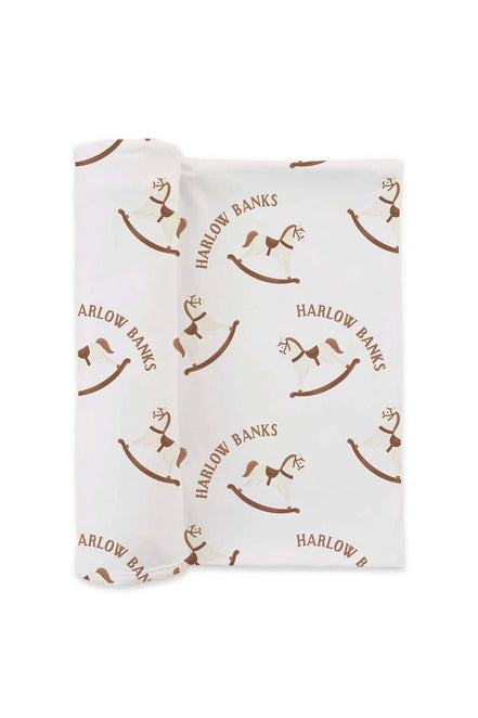 Rock-A-Bye Personalized Swaddle Blanket