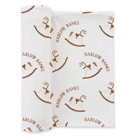 Rock-A-Bye Personalized Swaddle Blanket