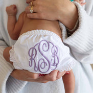 Personalized Lace Edge Bloomers