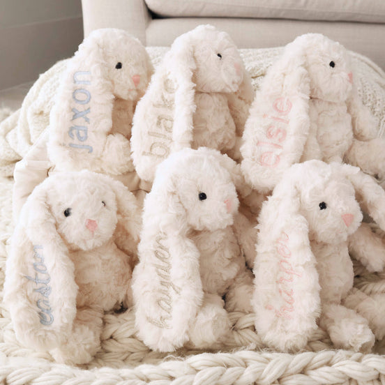 Embroidered Cuddle Plush Friends | Bentley Bunny