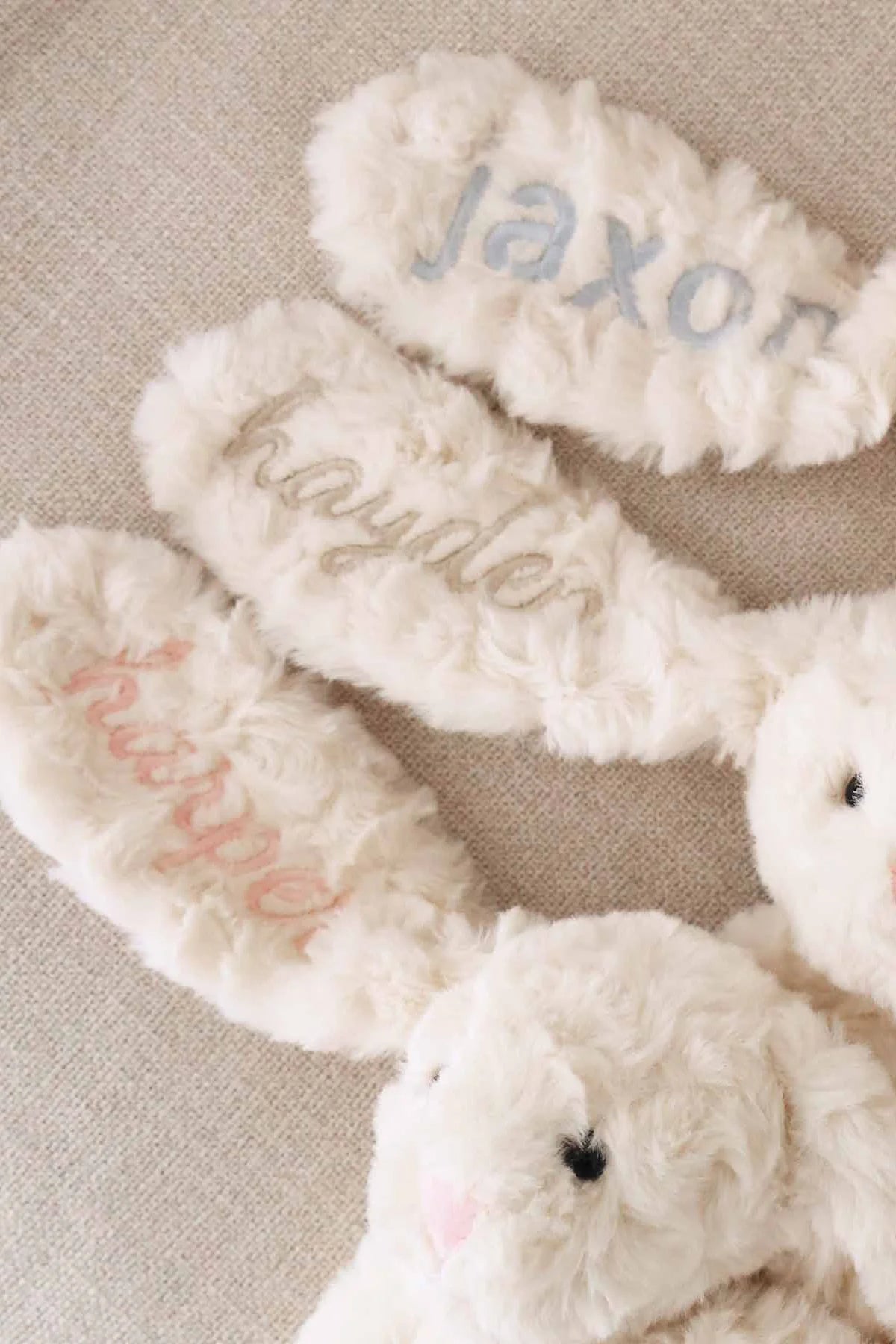 Embroidered Cuddle Plush Friends | Bentley Bunny