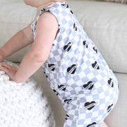 Sleeveless Snap Romper | Mama's Boy