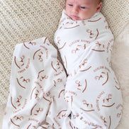 Rock-A-Bye Personalized Swaddle Blanket